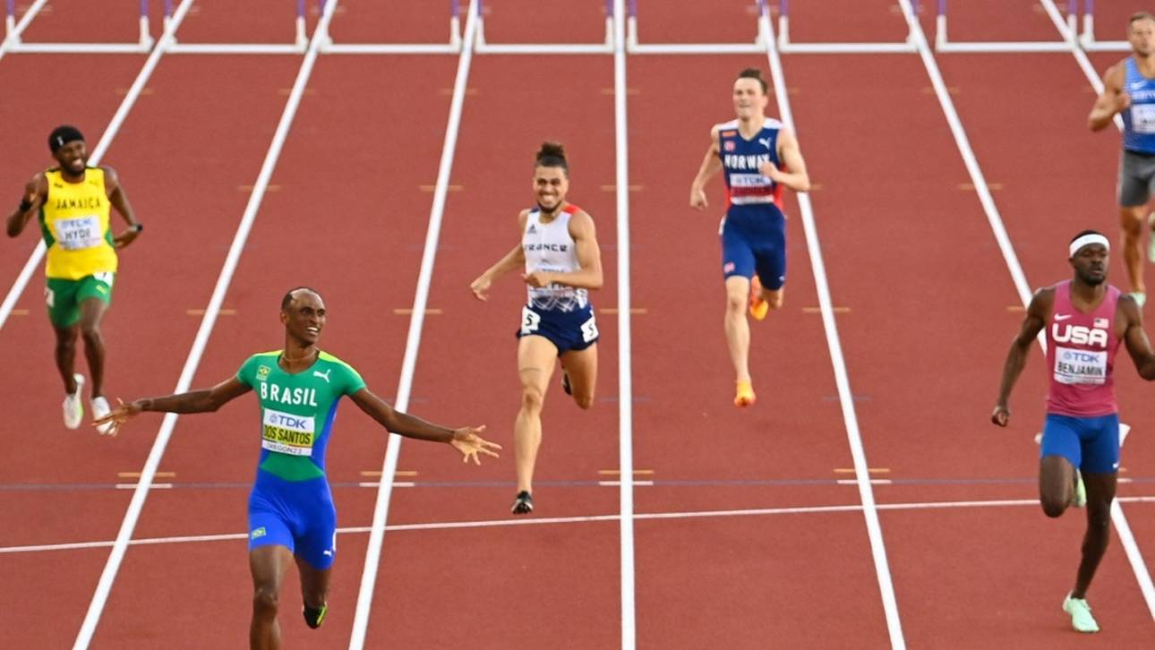 Warholm bricht im Hürden-Finale ein – dos Santos siegt