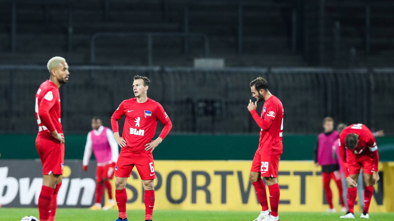 Hertha nach Pokal-Debakel geschockt