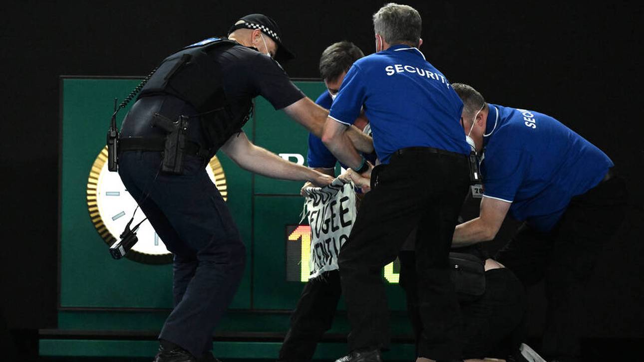 Flitzer-Alarm bei Australian Open