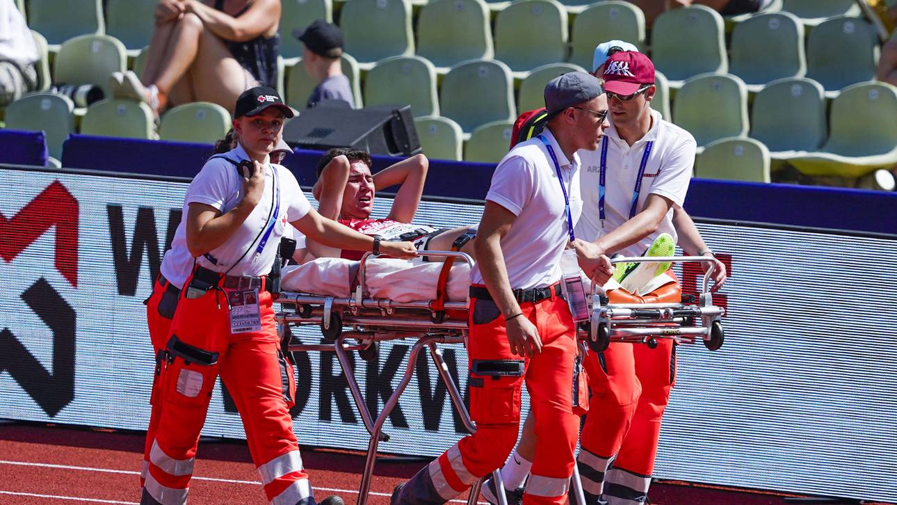 Fairplay-Geste von Hindernisläufer