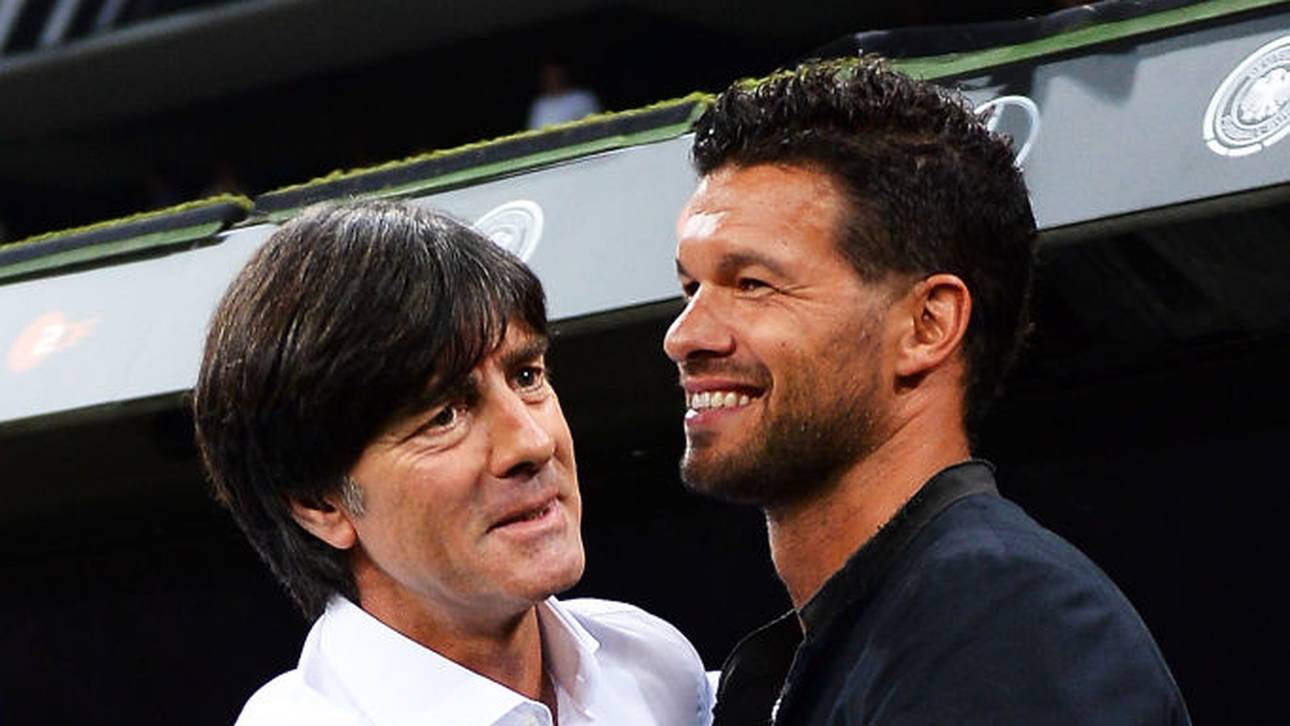 Joachim Löw und Michael Ballack verstanden sich 2013 wieder besser