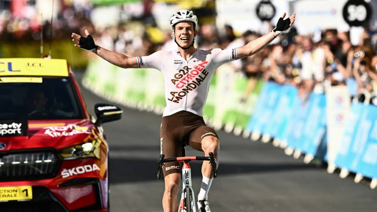 Jungels gewinnt erste Alpen-Etappe