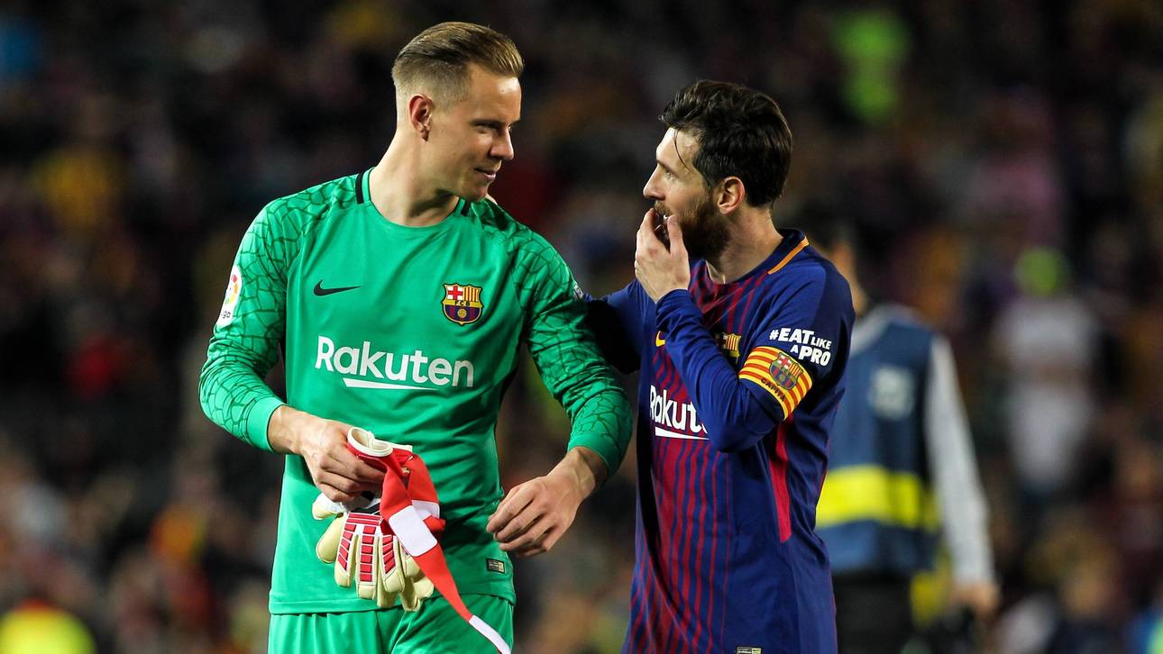 Ter Stegen lässt Messi alt aussehen