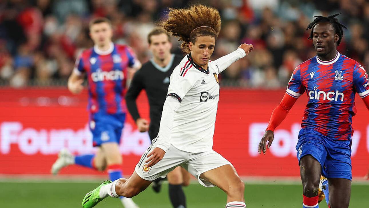 Hannibal Mejbri lief bereits dreimal für Manchester United auf