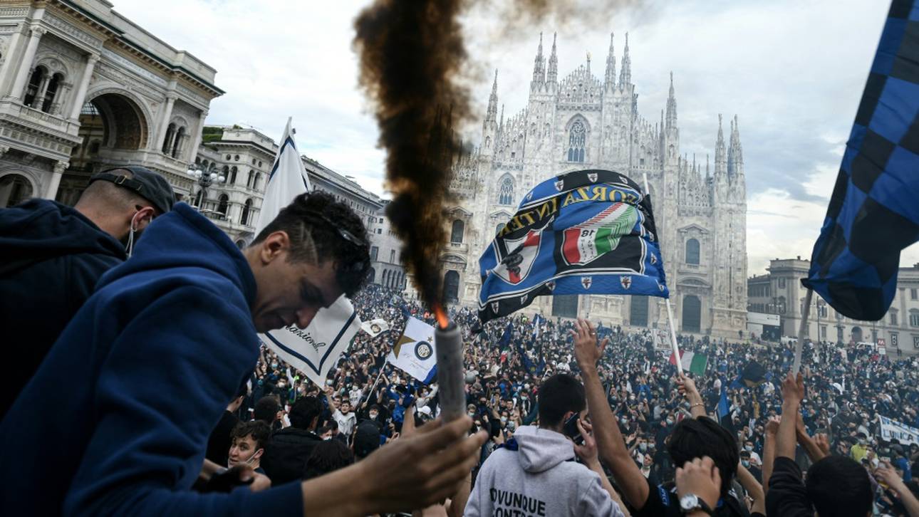 Polizei stoppt Inters Meister-Party