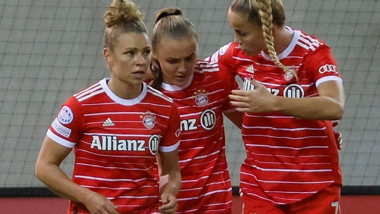 Bayern-Frauen feiern CL-Einzug