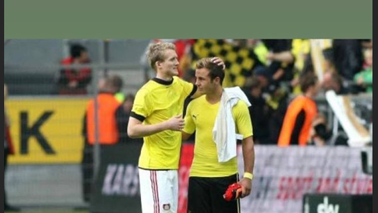 Mario Götze gratuliert André Schürrle zu seinem Geburtstag