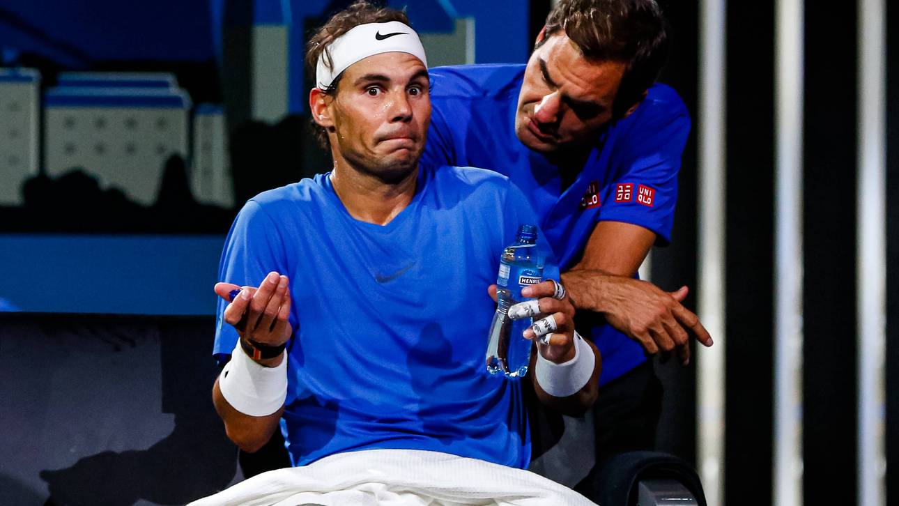 Nadal scherzt mit „Freund“ Federer