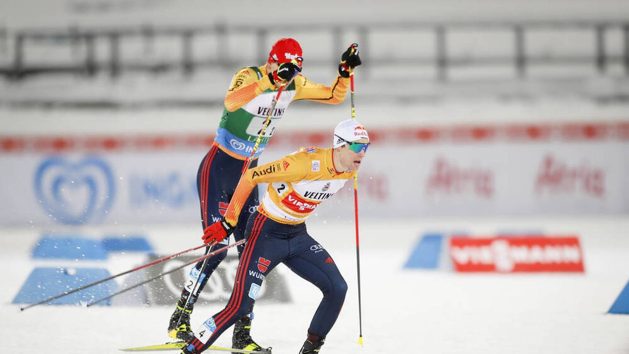 Geiger/Rießle hinter Norwegern