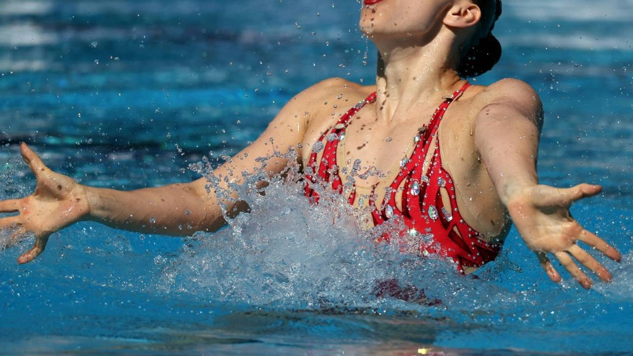 Synchronschwimmerin Bojer in der Freien Kür auf Platz zehn