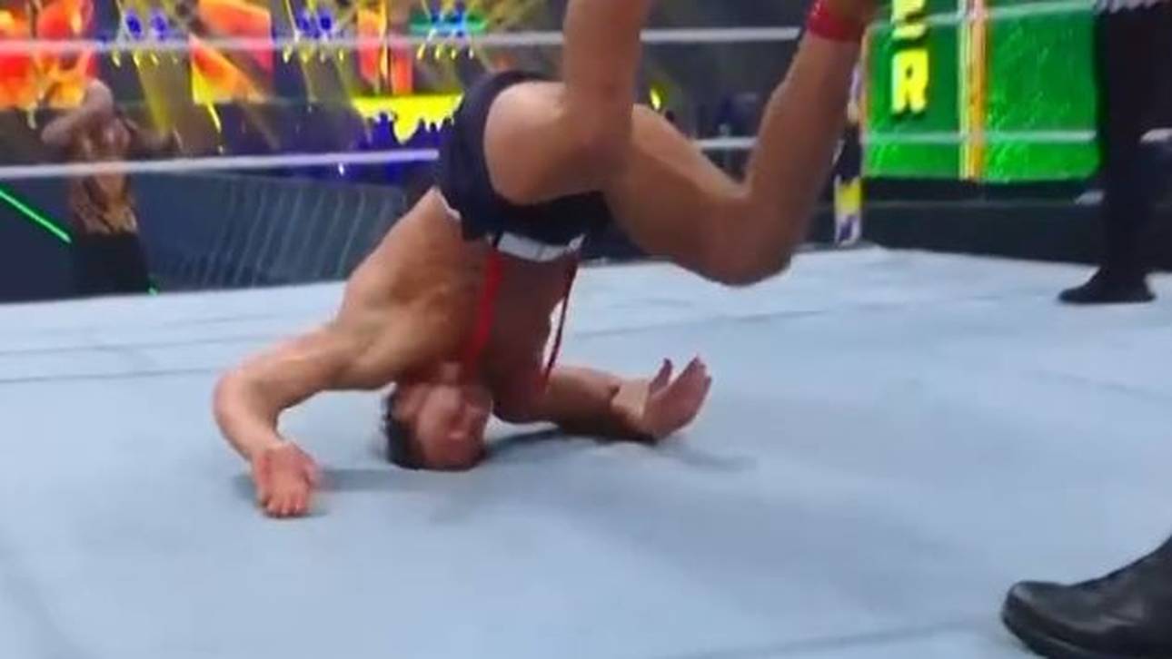 Horror-Landung! WWE-Aktion endet übel