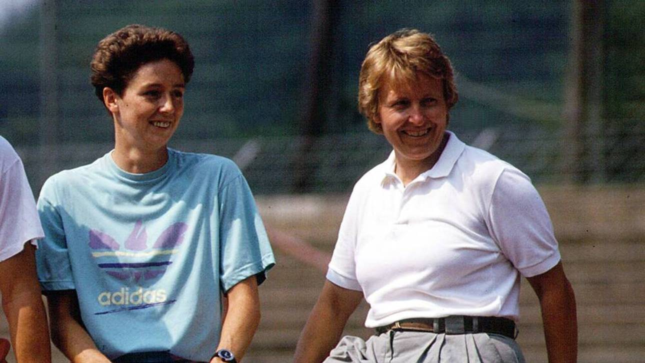 Gertrud Schäfer (r.) mit Sabine Braun
