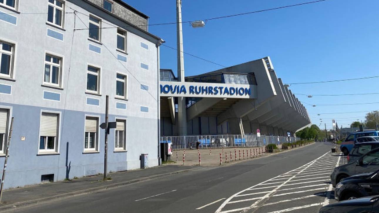 Das Vonovia Ruhrstadion liegt in Bochum derzeit vereinsamt an der Castroper Straße