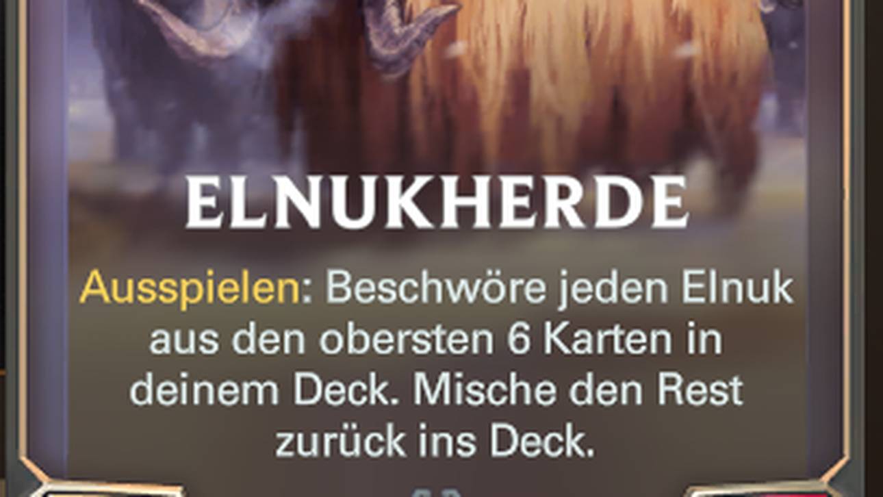 Die Elnukherde war zu RNG-lastig. Deswegen die Anpassung.