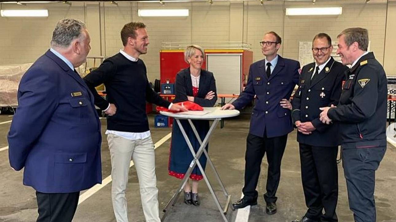 Nagelsmann-Treffen mit der Feuerwehr