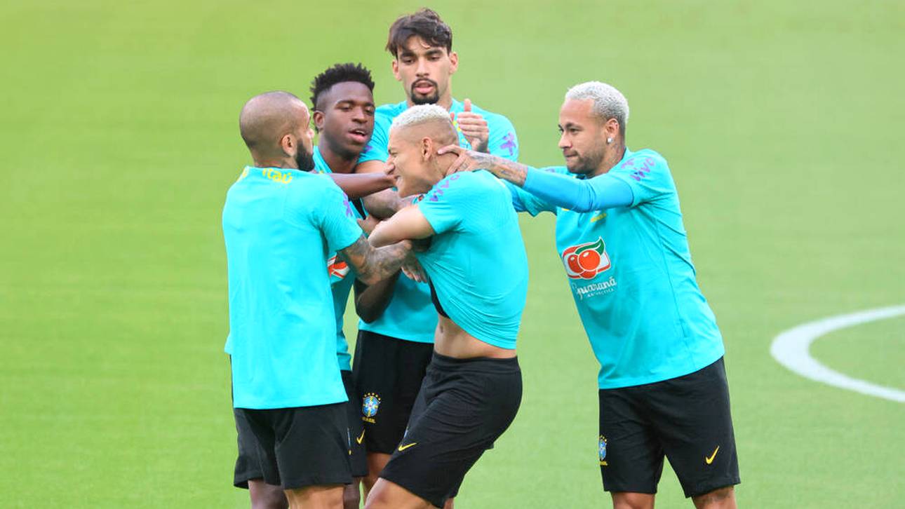 Trainingszoff bei Brasilien