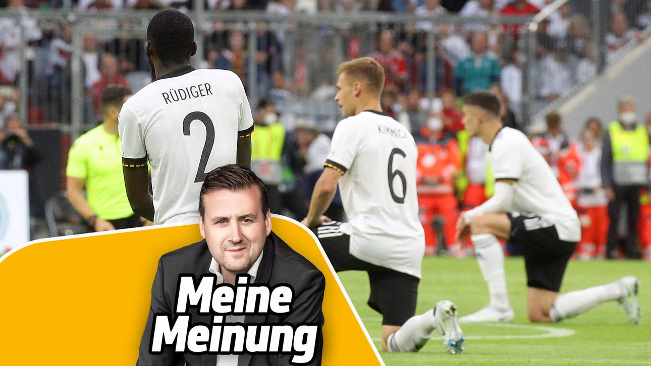 Nicht buckeln, DFB, sondern hinknien!