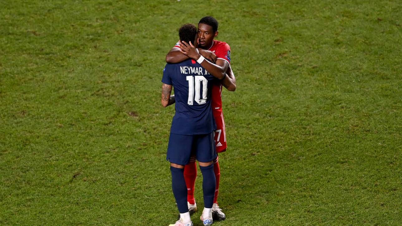 Alaba tröstet Neymar