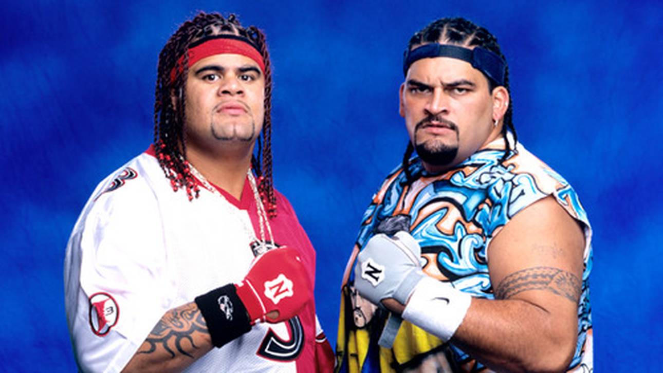 Eddie Fatu (l.) bildete als Jamal ein Tag Team mit Cousin Rosey