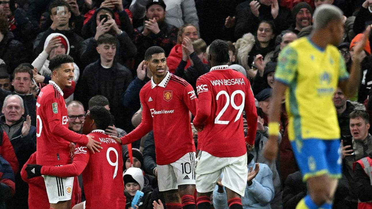 Noch ohne Sabitzer: Manchester United im Ligapokal-Finale