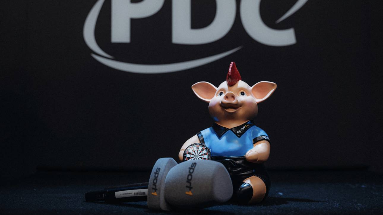 Das Darts-Phrasenschwein ist längst Kult 