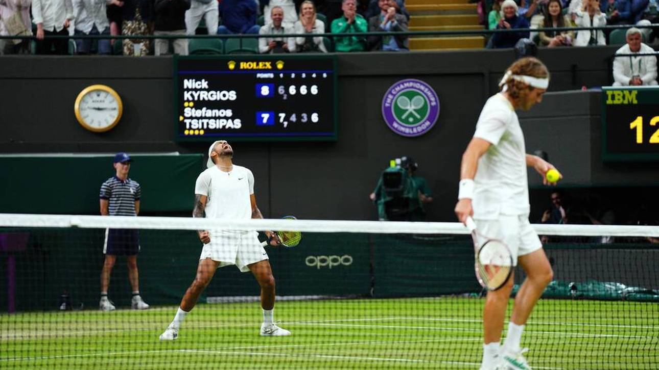 Geldstrafen für Kyrgios und Tsitsipas