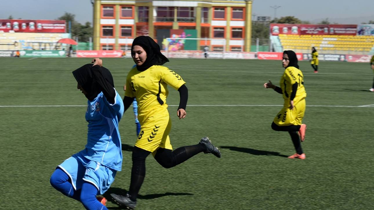 Afghanische Fußballerinnen ausgeflogen