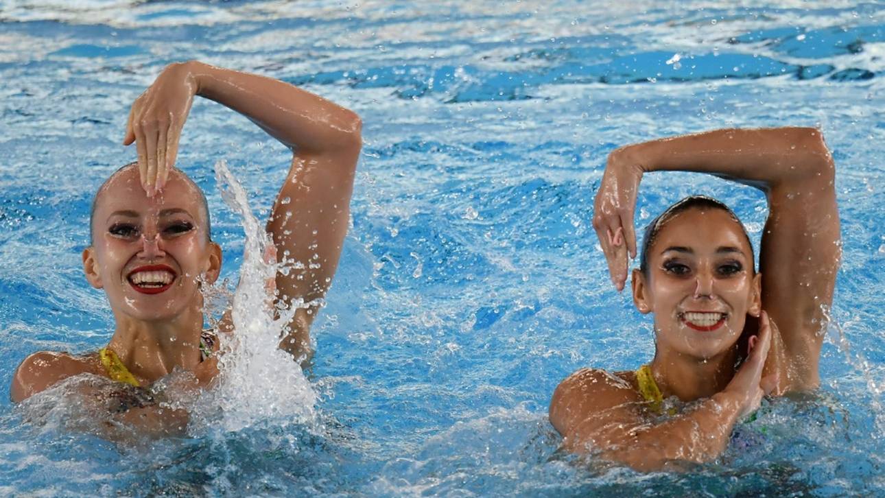 Deutsches Schwimm-Duo mit Bestleistung