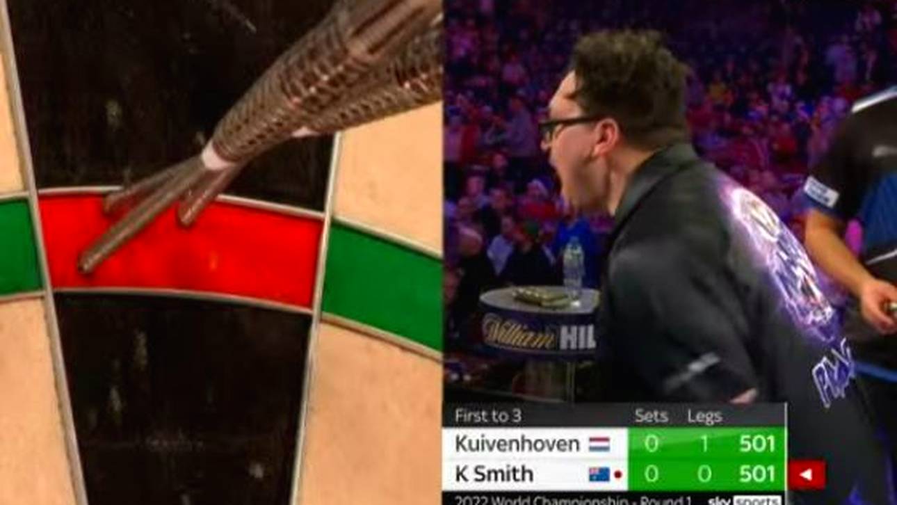 Historischer Moment bei der Darts-WM