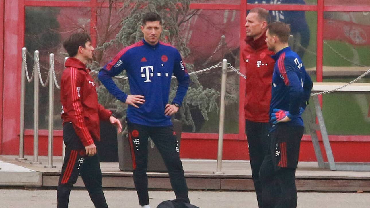 Lewandowski fehlte im Bayern-Training