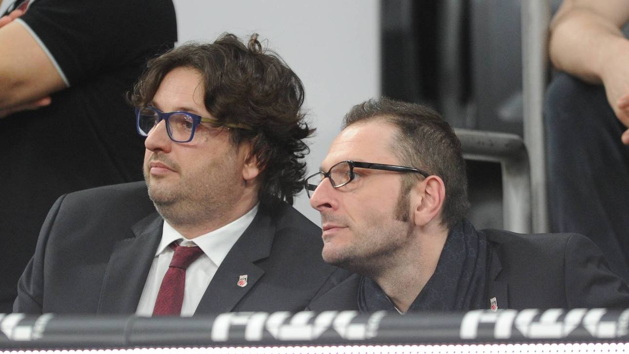 Andrea Trinchieri (l.) und Daniele Baiesi leisteten bei Brose Bamberg erfolgreiche Arbeit