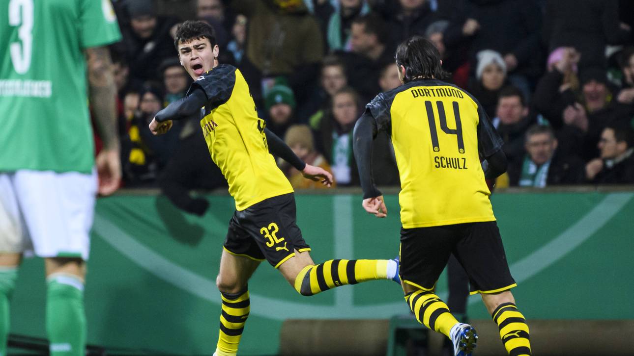Giovanni Reyna erzielte im DFB-Pokal bei Werder Bremen sein erstes Profi-Tor für den BVB
