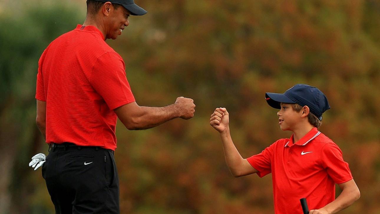 Woods nach Unfall zurück auf Golfplatz