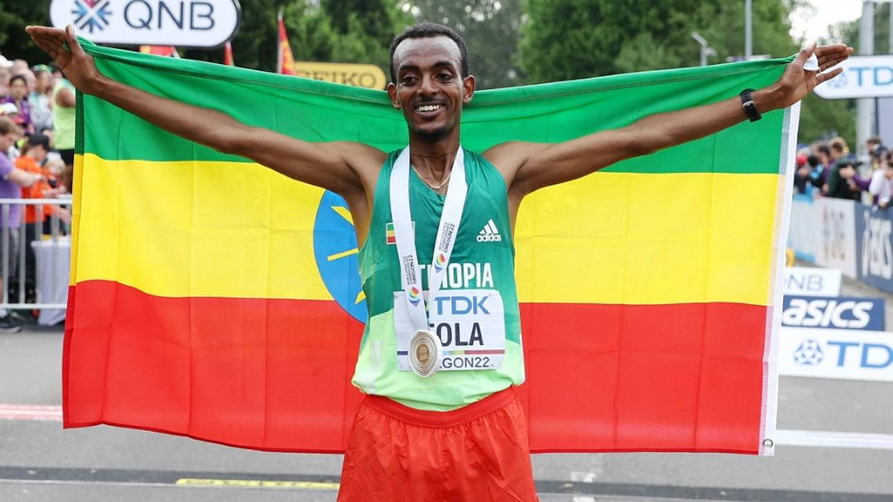 Äthiopier Tola holt Marathon-Gold