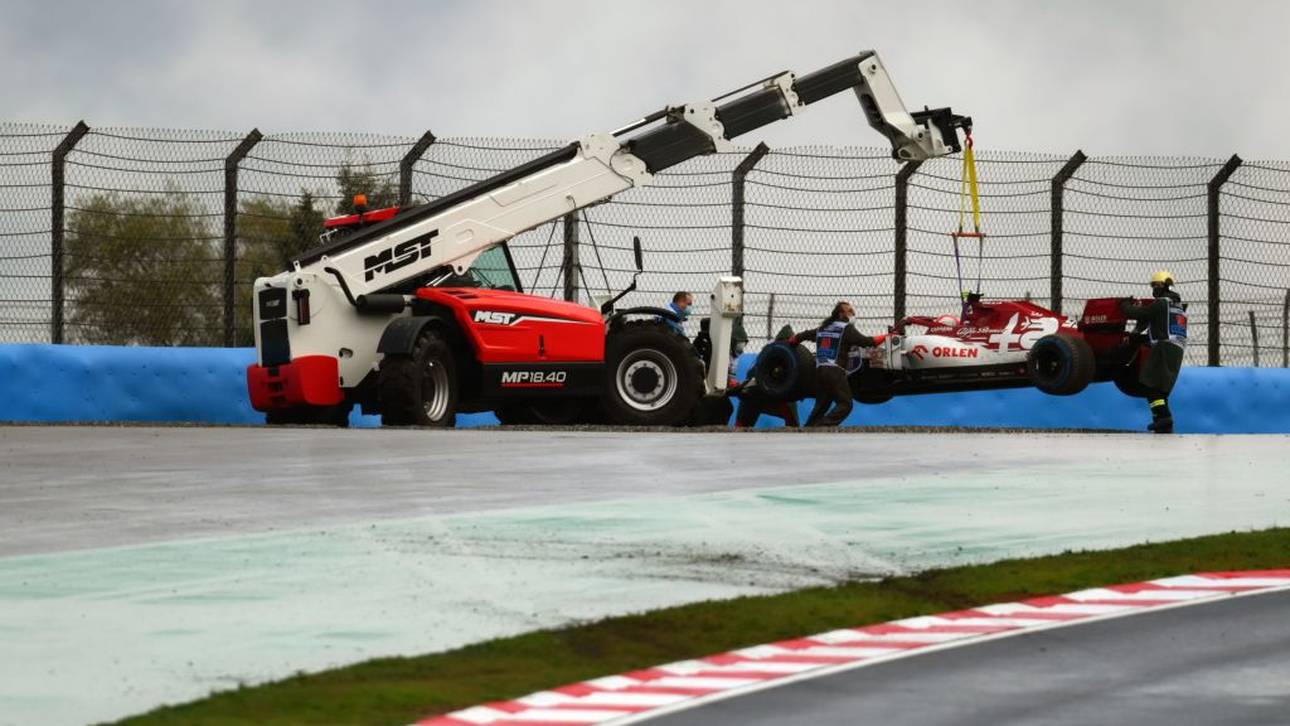 Chaos-GP droht! Zwei Unfälle vor Start
