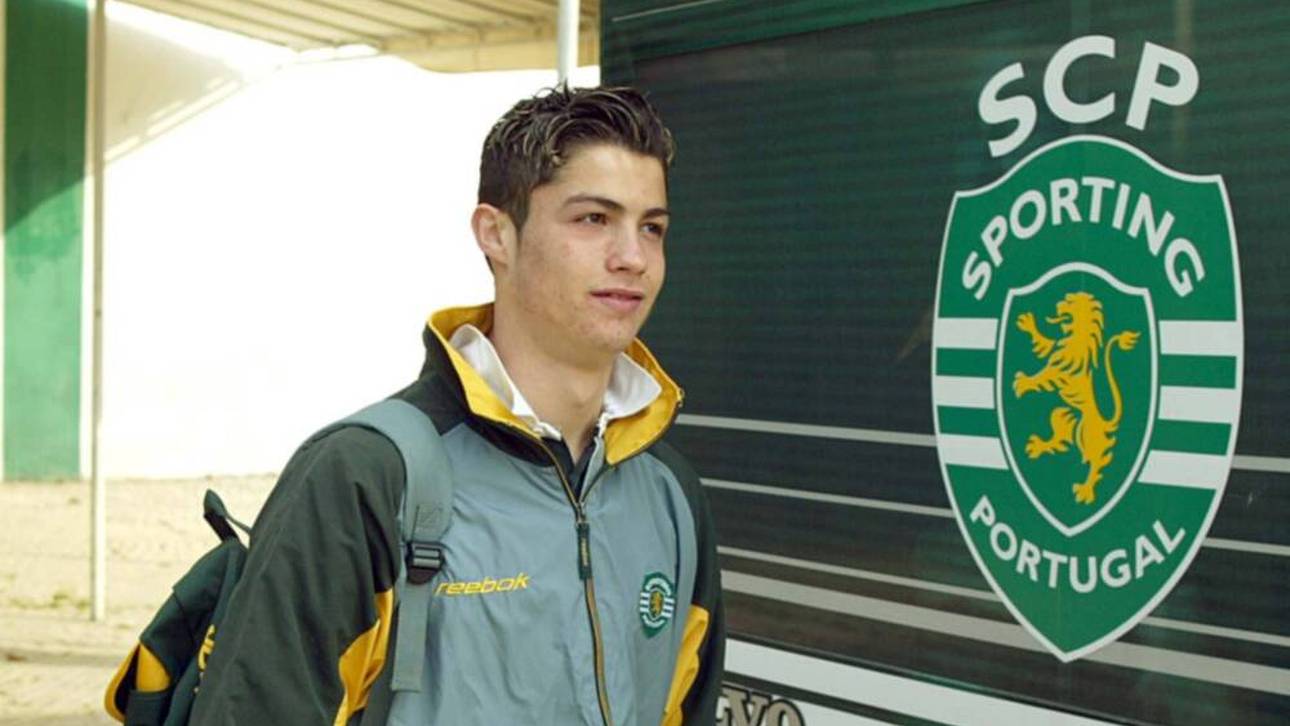 Cristiano Ronaldo spielte von 1997 bis 2003 bei Sporting Lissabon
