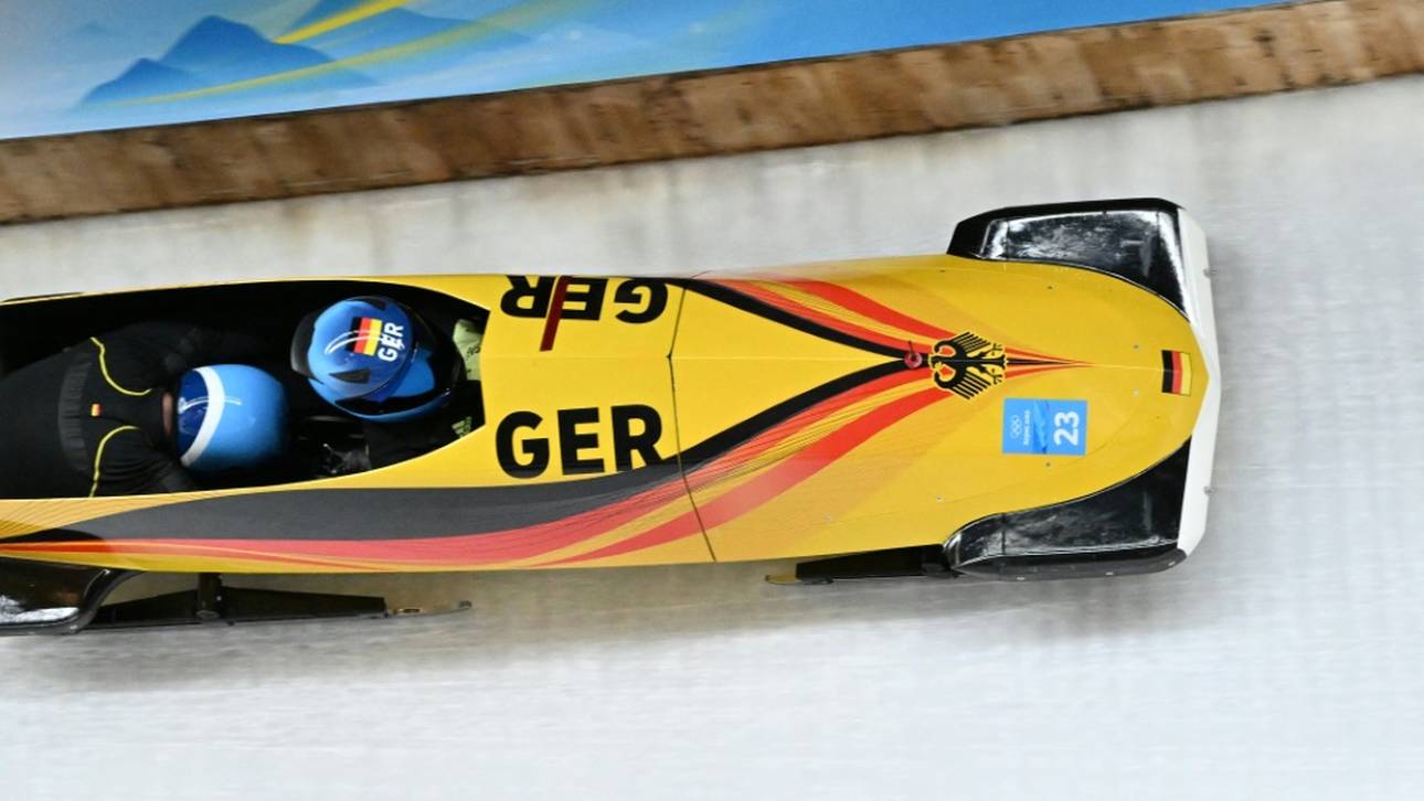 Friedrich fährt mit fremden Bob