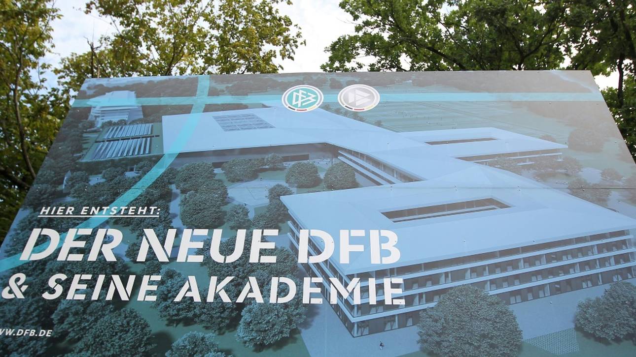 Bau des DFB-Campus vor Fertigstellung: Übernahme am 1. Mai