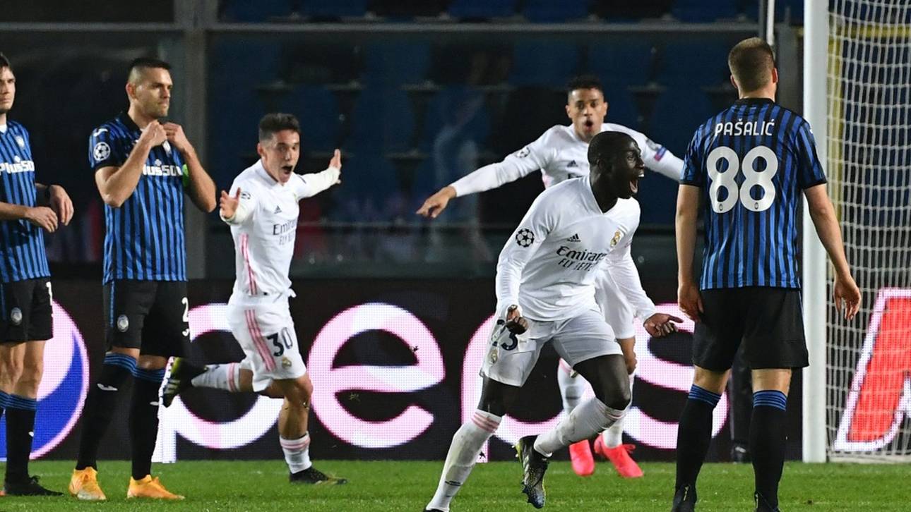 Nach langer Überzahl: Real gewinnt in Bergamo