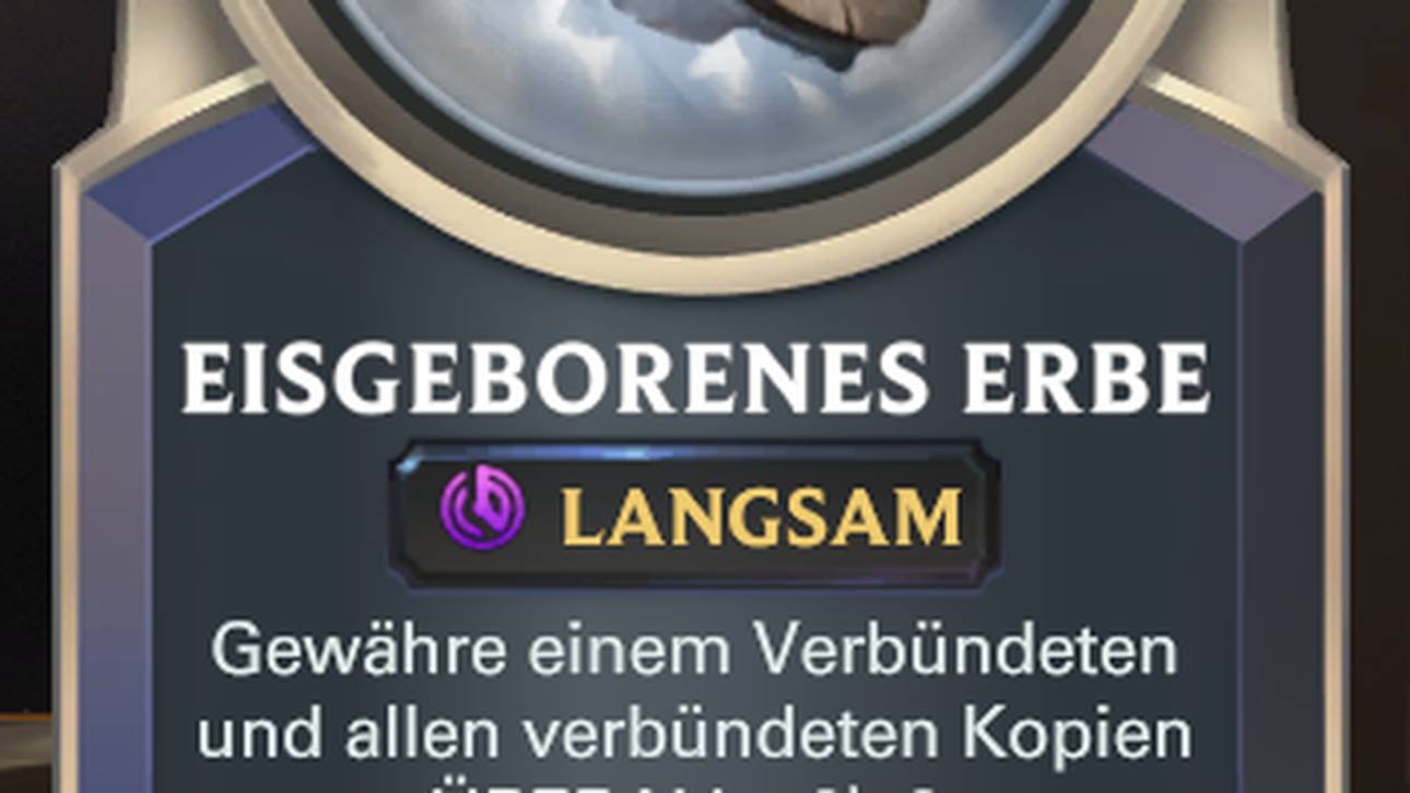 Vor dem Patch kostete Eisgeborenes Erbe nur 3 Mana.