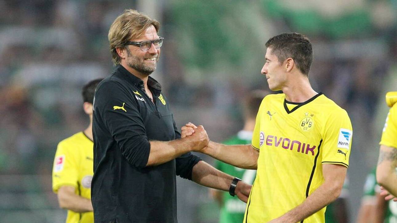 Klopp: Tor-Wetten mit Lewandowski