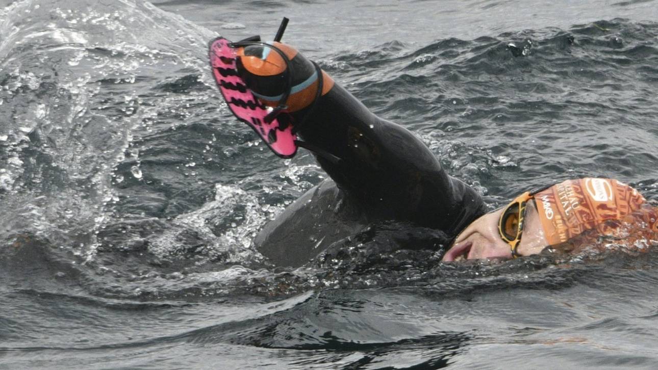 Amputierter Schwimmer Curin in Abenteuer gestartet