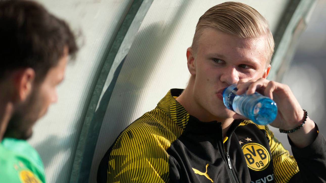Haaland beim BVB nur auf der Bank