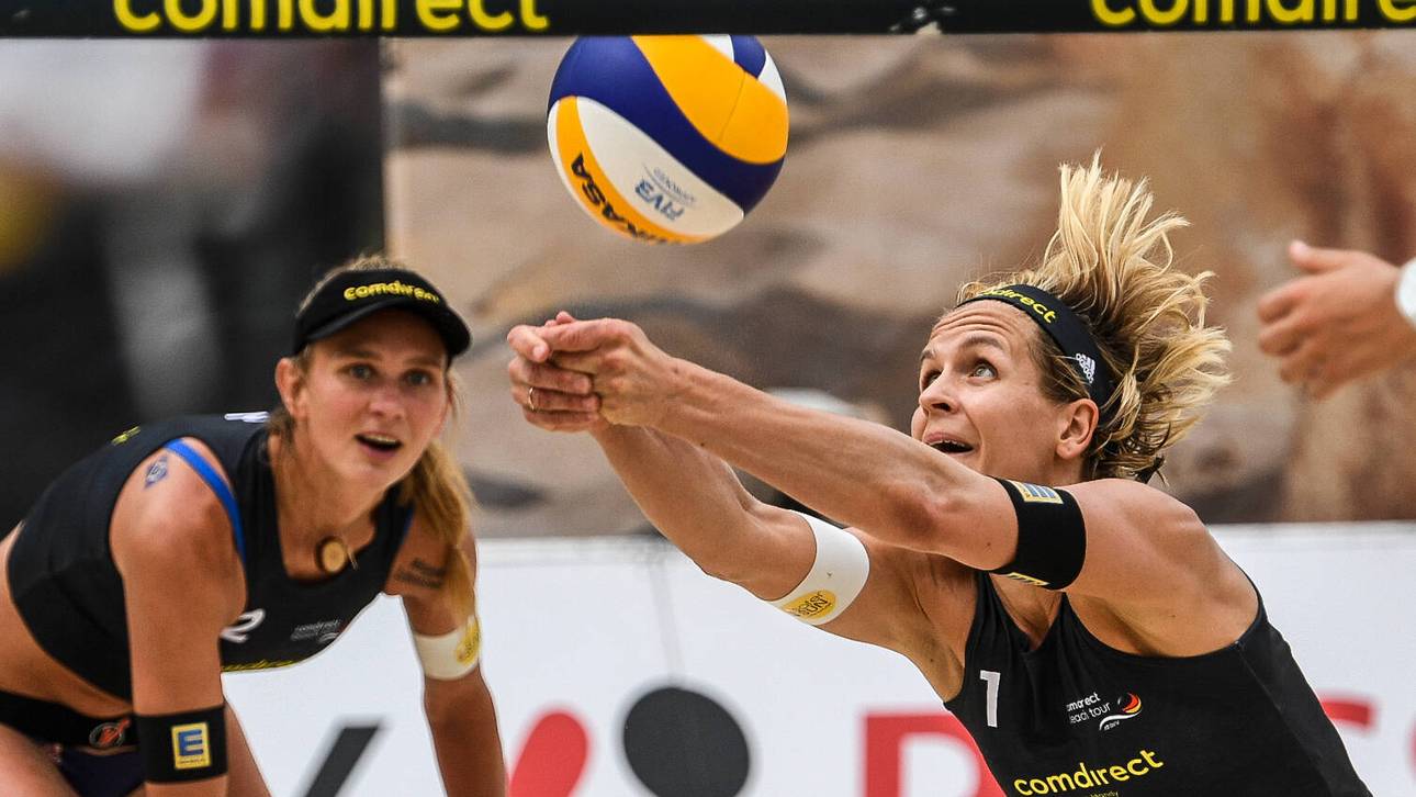 Beachvolleyball-DM mit Zuschauern