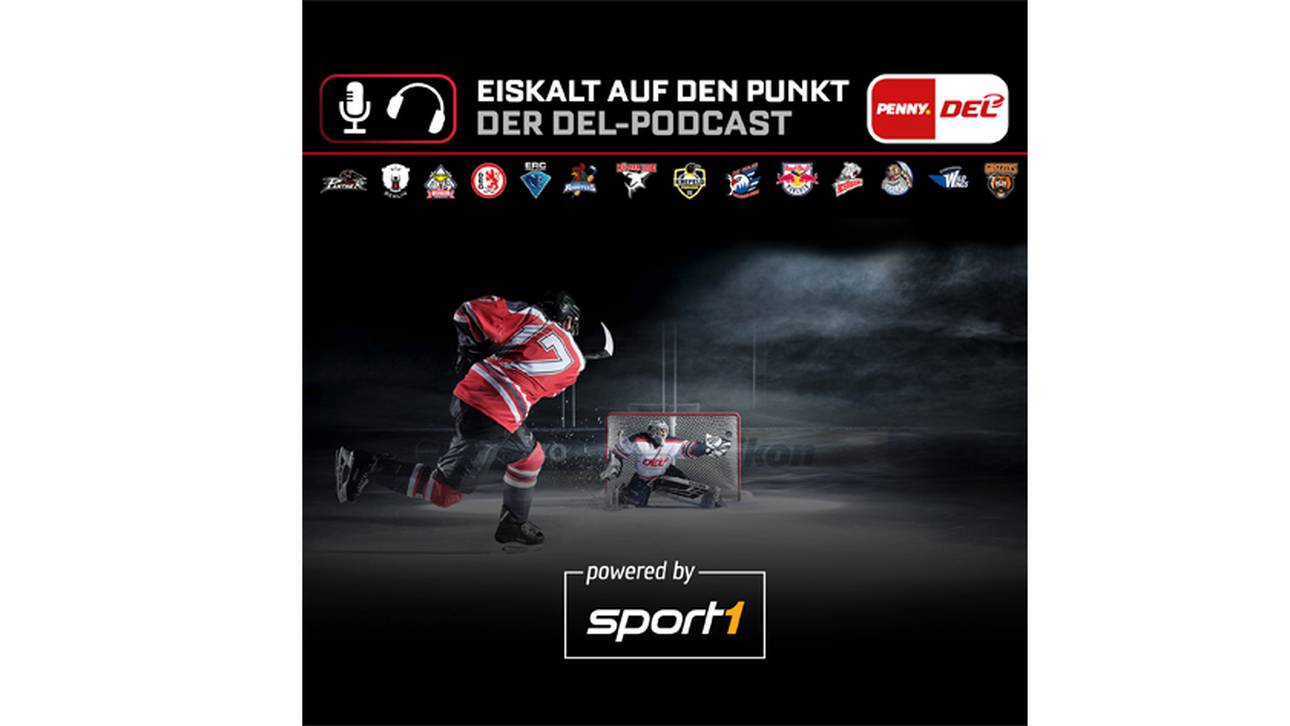 Alles Wichtige aus der Welt des Eishockeys: Der DEL-Podcast „Eiskalt auf den Punkt“ bereichert ab sofort die SPORT1 Podcast-Familie