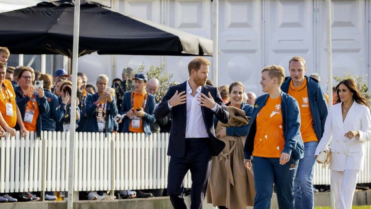 Prinz Harry zu Invictus Games in Den Haag eingetroffen