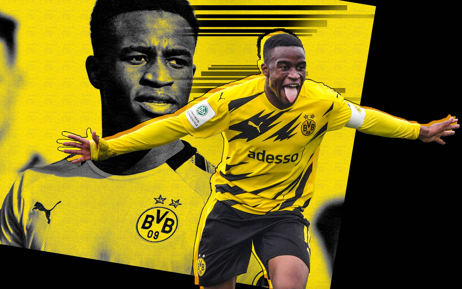 Youssoufa Moukoko Vom Bvb Ist Jetzt 16 Und Steht Erstmals Im Profikader