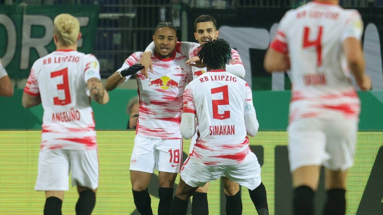 4:0 in Hannover: Leipzig spaziert mühelos ins Pokal-Halbfinale