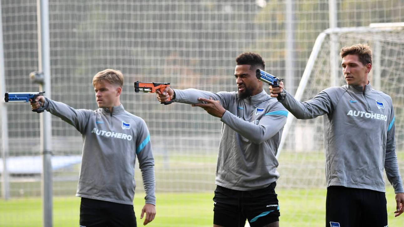 Pistolen-Wettkampf im Hertha-Training