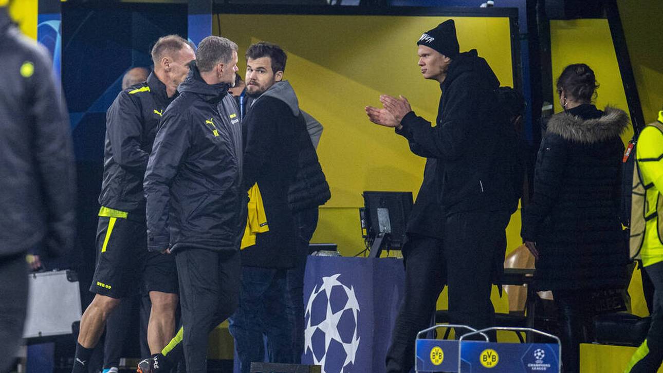 Haaland überrascht mit Begleitung